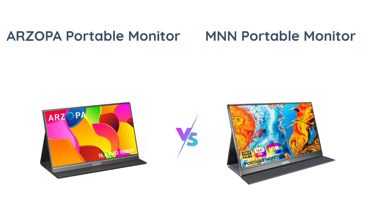 🔥ARZOPA Portable Monitor vs MNN Portable Monitor🔥 | 15.6'' FHD USB C ...