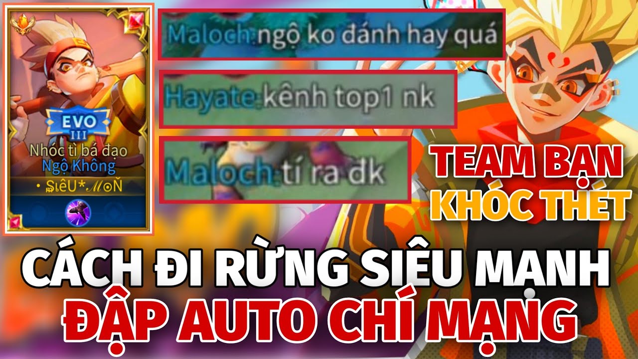 Ngộ Khỉ SHIPPER ĐI RỪNG Và Cách Combo Siêu Nhanh – Trang Bị Siêu Tối Ưu – Liên Quân Mobile S21