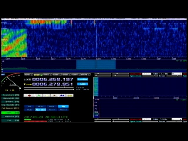 Radio Tarzan 20:40 utc on 6280 khz 20 May 2017