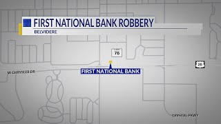 Police respond to bank robbery in Belvidere