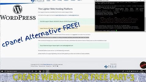 cPanel Alternative | Ubuntu Server | Wordpress 1 Click Install | Zesle