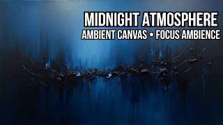 Celebrity Midnight Abstract Canvas | Deep Ambient Atmosphere for Focus Net Worth