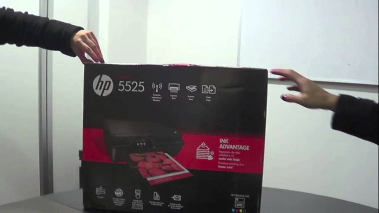 HP Deskjet Ink Advantage 5525 | Unboxing en español - YouTube