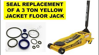 Yellow Jacket Floor Jack Seals Replacement. Fix Leaking Issues