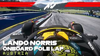 Lando Norris Pole Lap | 2025 Austrian Grand Prix | #assettocorsa