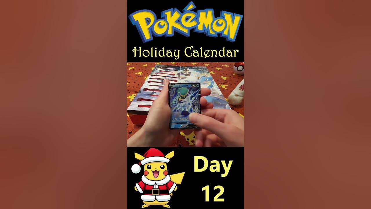Day 12 Pokemon Holiday Calendar Opening Christmas Countdown YouTube