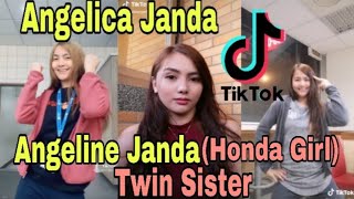Angelica Janda twin sister of Angeline Janda (HONDA GIRL) [] Tiktok Compilation