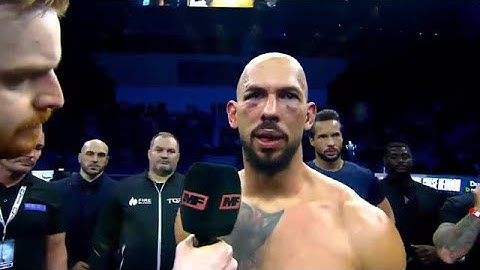 Andrevv T@te Post Fight Interview