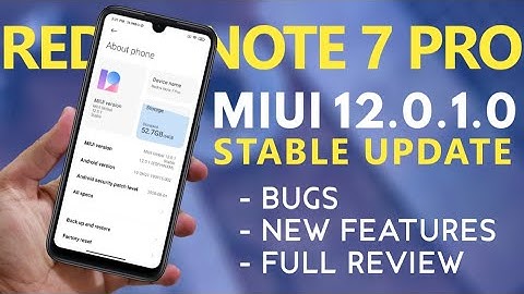 Redmi Note 7 Pro MIUI 12.0.1.0 India Stable OTA Update- Bugs, New Features & Full Review🔥🔥