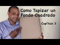 👉Como Tapizar un Fondo Cuadrado | 1ra práctica con la grapadora | Curso de Tapiceria para el hogar