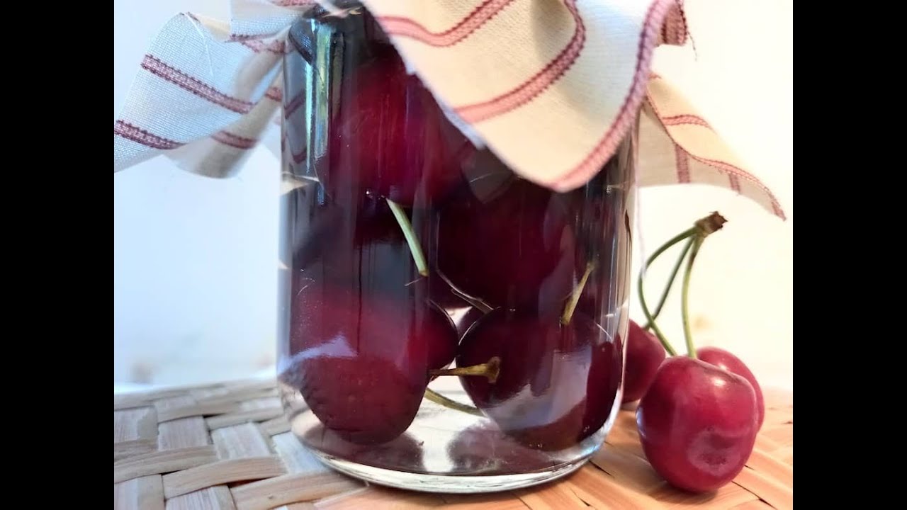 Come fare le ciliegie sotto spirito in 15 minuti - YouTube