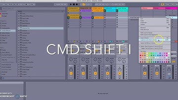 Using clips and scenes in Ableton Live
