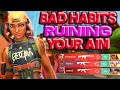 These Bad Habits Are RUINING Your Aim... (Console Valorant)