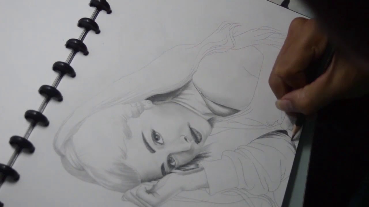 Sketsa Wajah Ariana YouTube