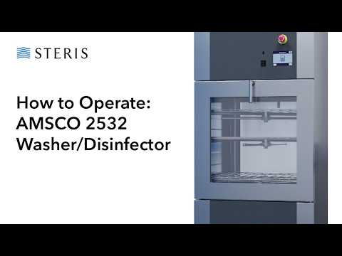 AMSCO™ 2532 Washer/Disinfector In-Service | STERIS - video from STERIS