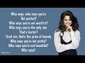 Selena Gomez & The Scene - Who Says (Lyrics) 🎵