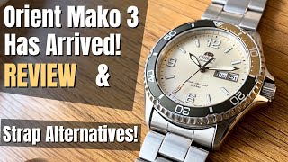 Orient Mako 3 Review With Strap Alternatives! (RAAA0821S19B)