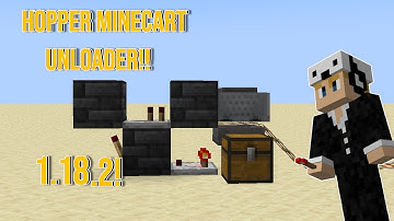 Minecraft 1.18.2 | Hopper Minecart Unloading System | Java Tutorial