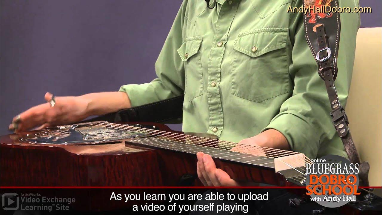 How to Play Dobro with Andy Hall Wearing Dobro Picks YouTube