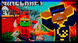 Minecraft: Evolution Mini Game - Spooder Web Four Way ( ͡° ͜ʖ ͡°)