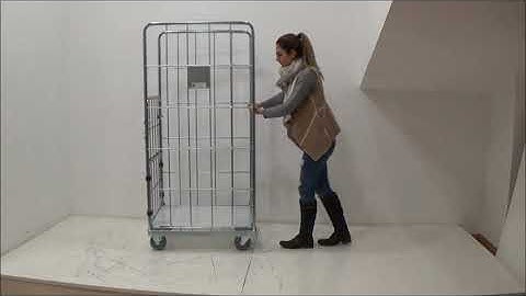 Utilización de Roll Container (RB 8043) Con ASIDEROS (Completamente ergonómico)