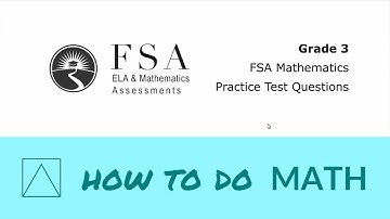 How to do math: Grade 3 FSA practice test session 1