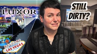 Luxor Tower One Bedroom Suite (Gold Elevators) Review — Another DIRTY Vegas Room Tour?!