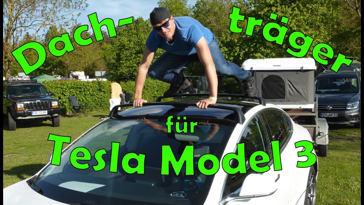 Tesla Roof Rack System am Model Y - zu genial für mich? Dachträger fürs  Glasdach getestet 