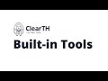 Clearth tutorials  builtin tools