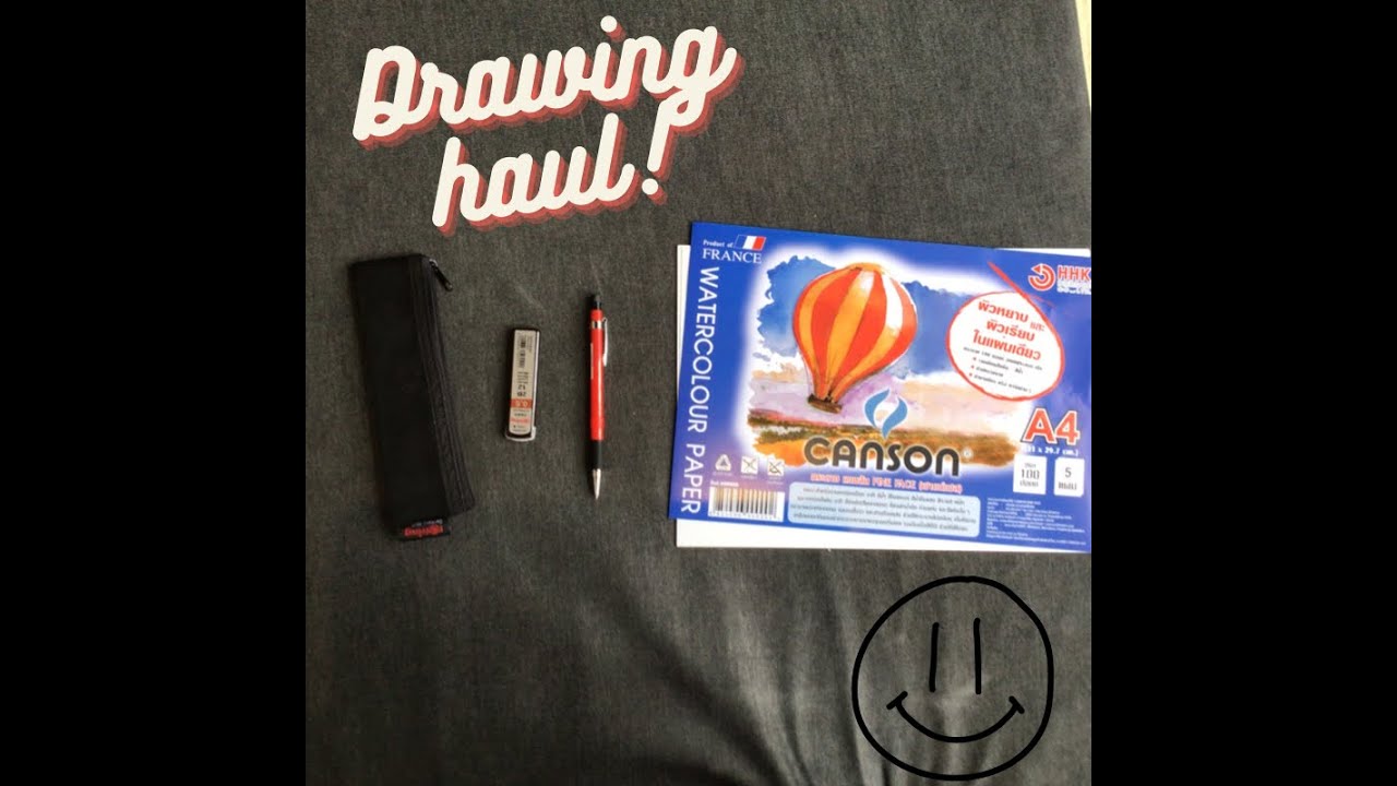 Drawing haul! - YouTube