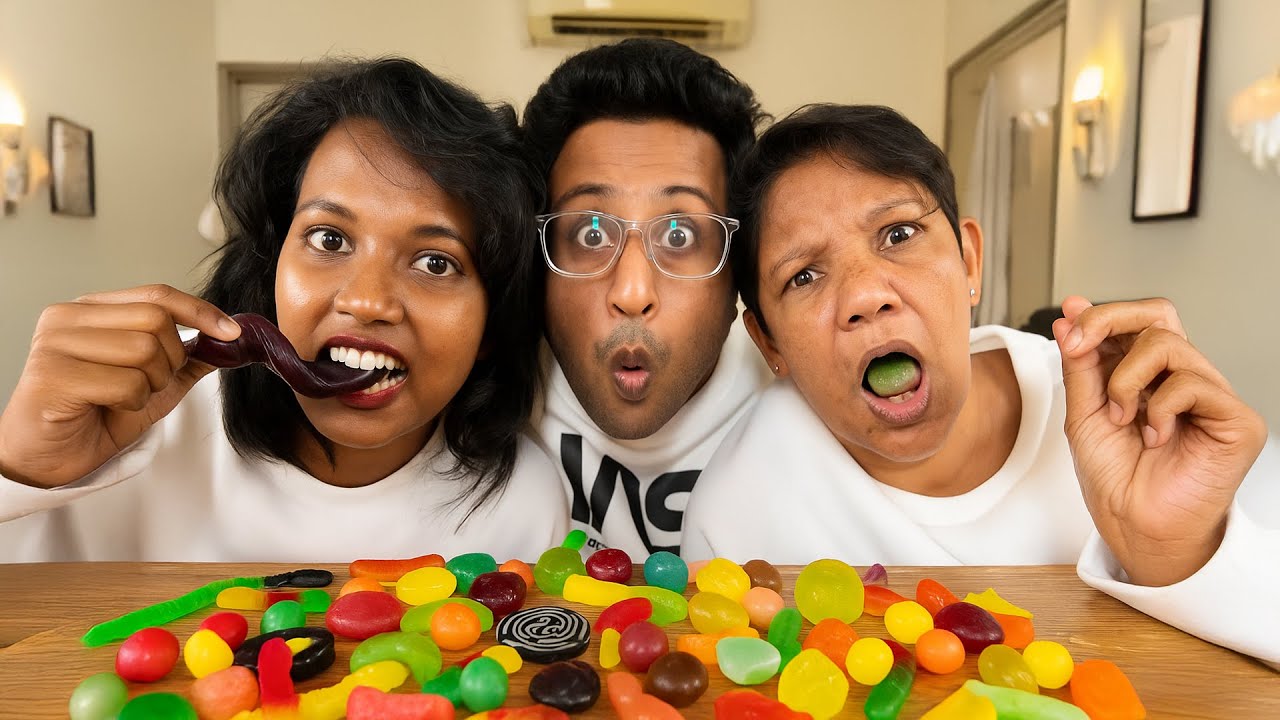 Poison Candy Challenge With Ramstk Family 🤣🍬 Yaaru Escape Aanaanga 🔥?