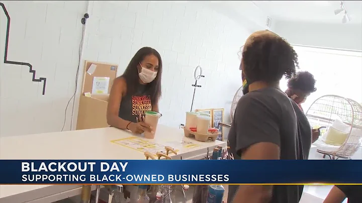 Blackout day, supporting Black owned business