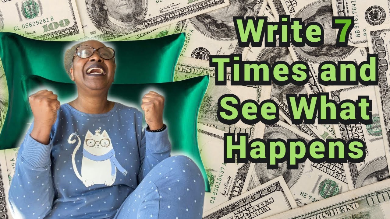 Напишите это 7 раз и положите под подушку. Посмотрите, что произойдет.