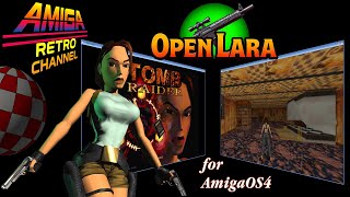 AmigaOs4.1 OpenLara Classic Tomb Raider engine