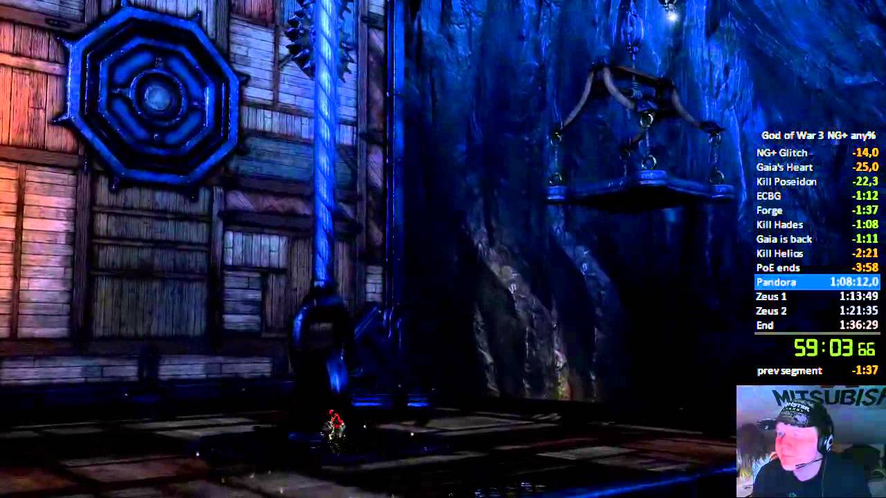 God of War 3 any% NG+ Single-Segment WR [