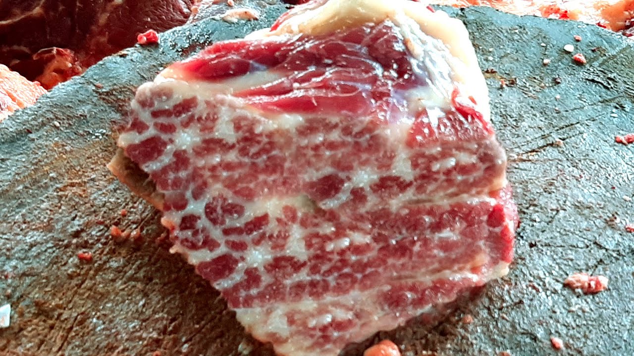 Amazing Village Meat Processing Shop | Cow Meat Cutting Skills | How To Butchers Entire A Cow.