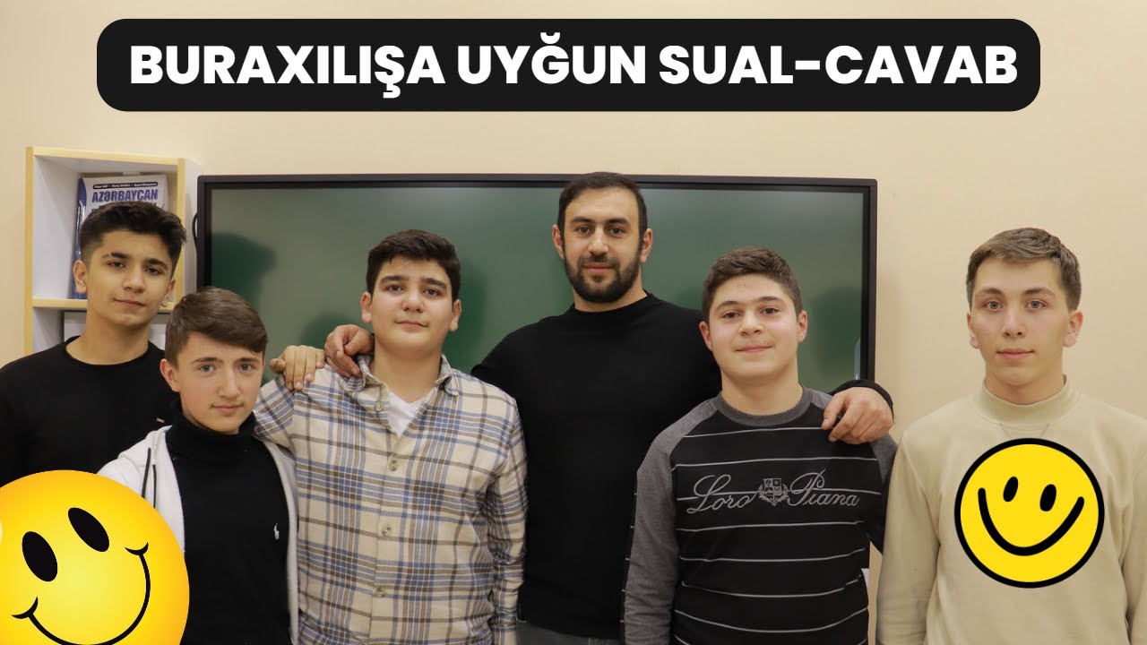 Buraxılışa uyğun sual-cavab (əyləncəli) #azərbaycandili