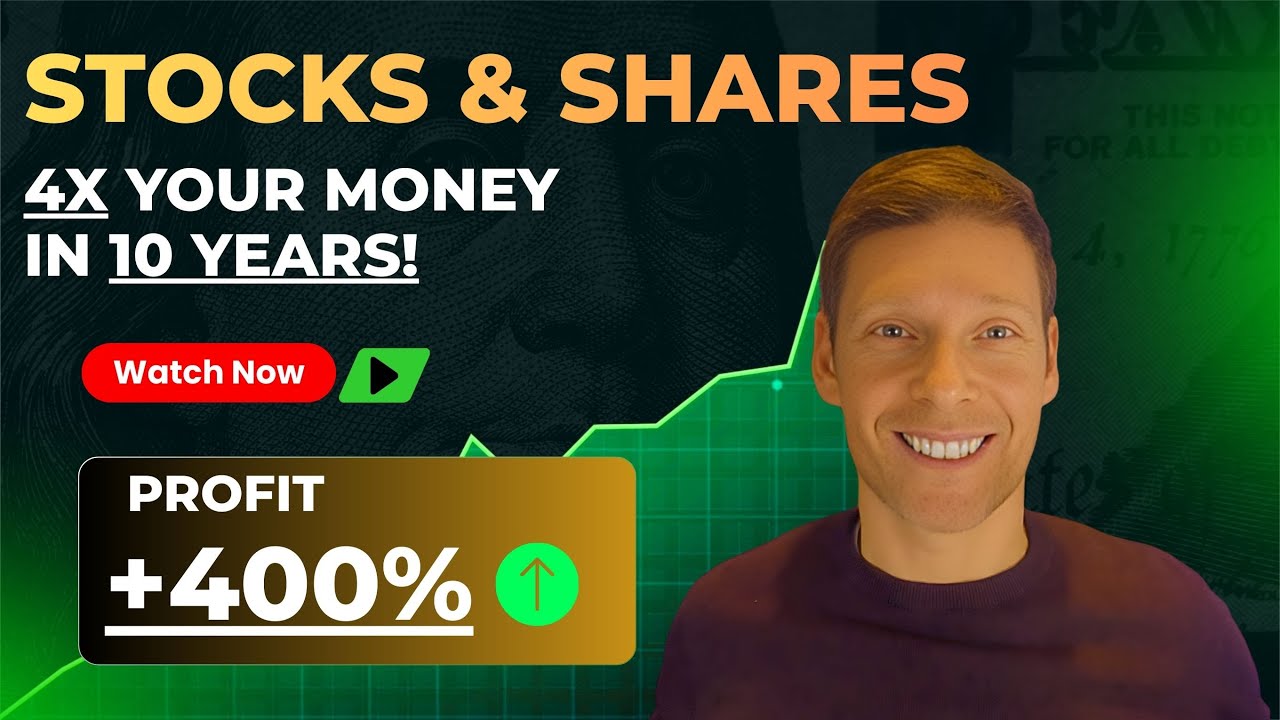 4x Growth in 10 years using a stocks and shares ISA and compound interest.