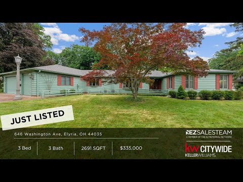 646 Washington Ave, Elyria, OH home video tour