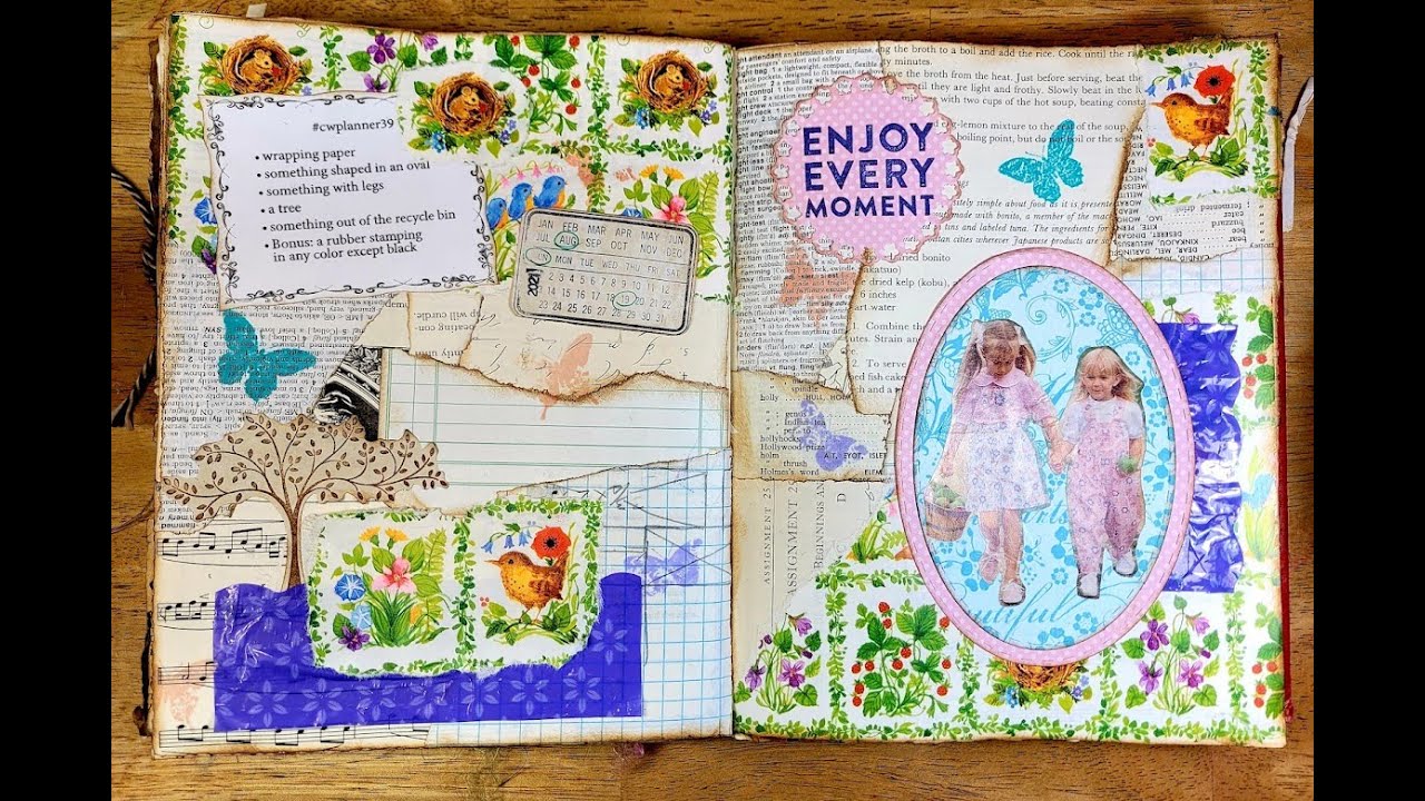 #cwplanner39 Collage Journal with Margarete Miller's Weekly Prompts ...
