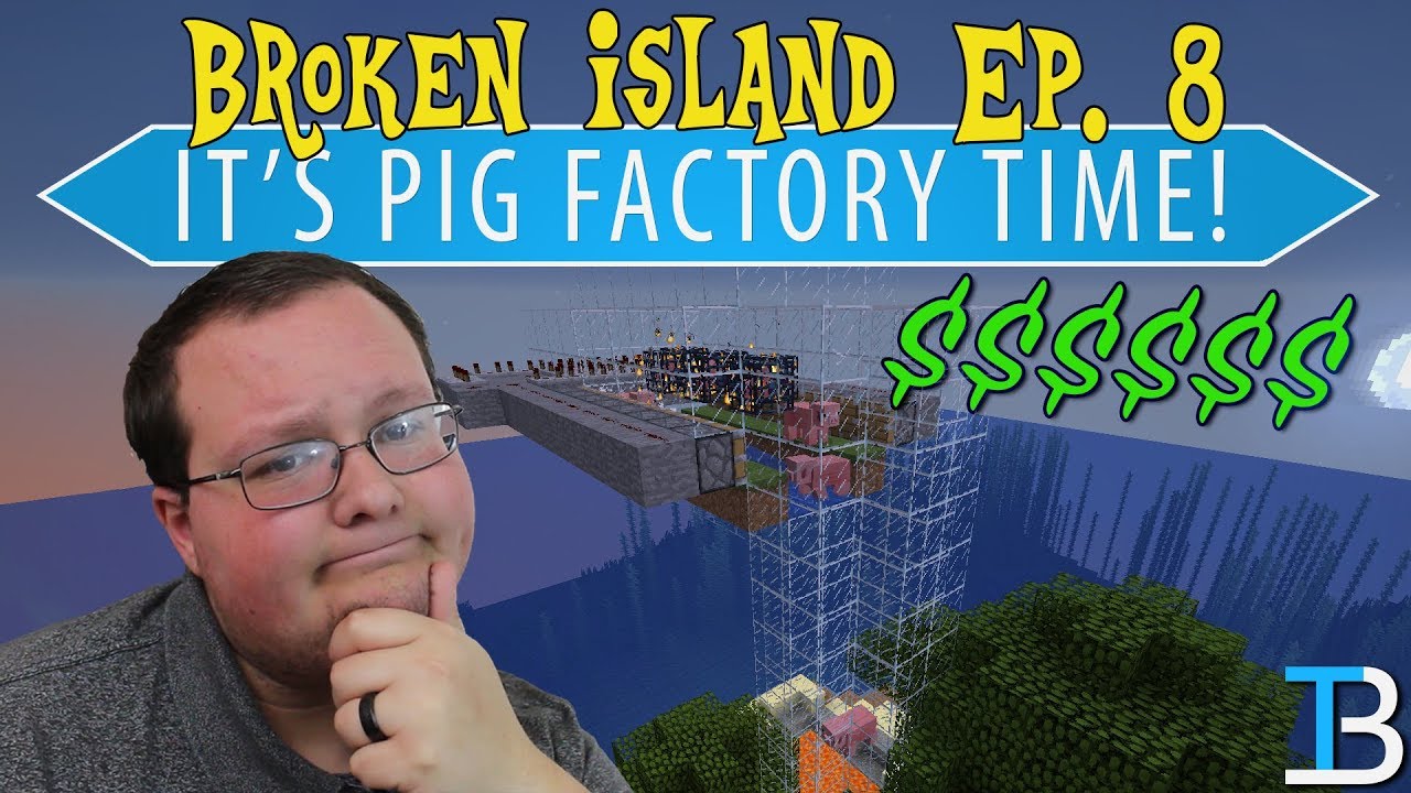 Pork Factory Activated! - Broken Island 🌴 Ep. 8 IP: Play.BreakdownCraft.com nicking meaning in hindi