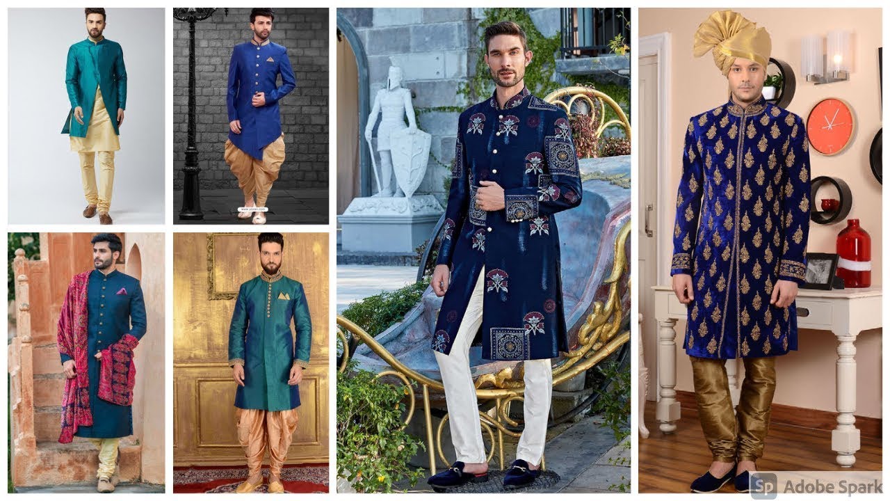 Latest Top 40 Blue Sherwani for Mans | Sherwani | Brand New Latest Blue Sherwani for Boys & Gents