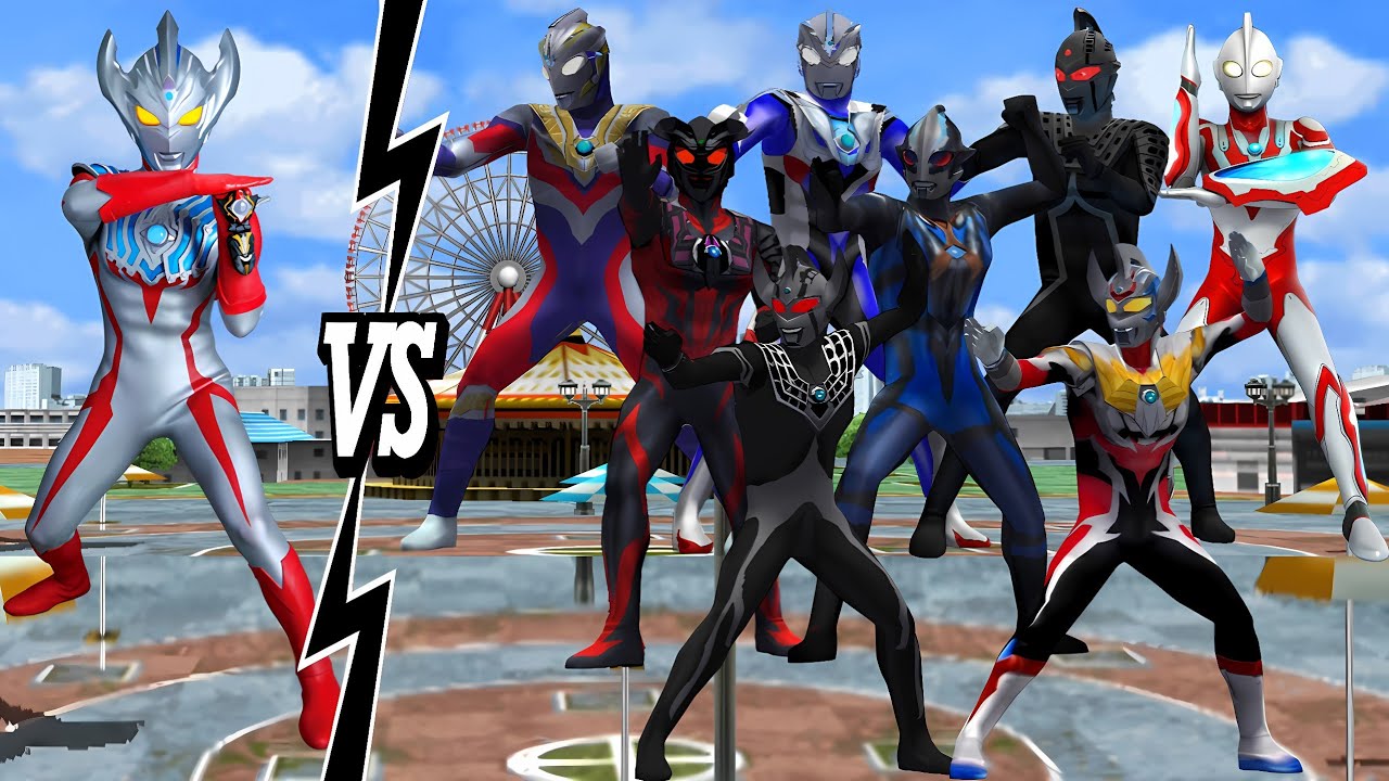 ウルトラマン TAIGA VS ULTRAMAN TRIGGER ZETA RIBUT REIGA TREGEAR CHAOSROID T S ZERO DARKNESS #ウルトラマン #anime