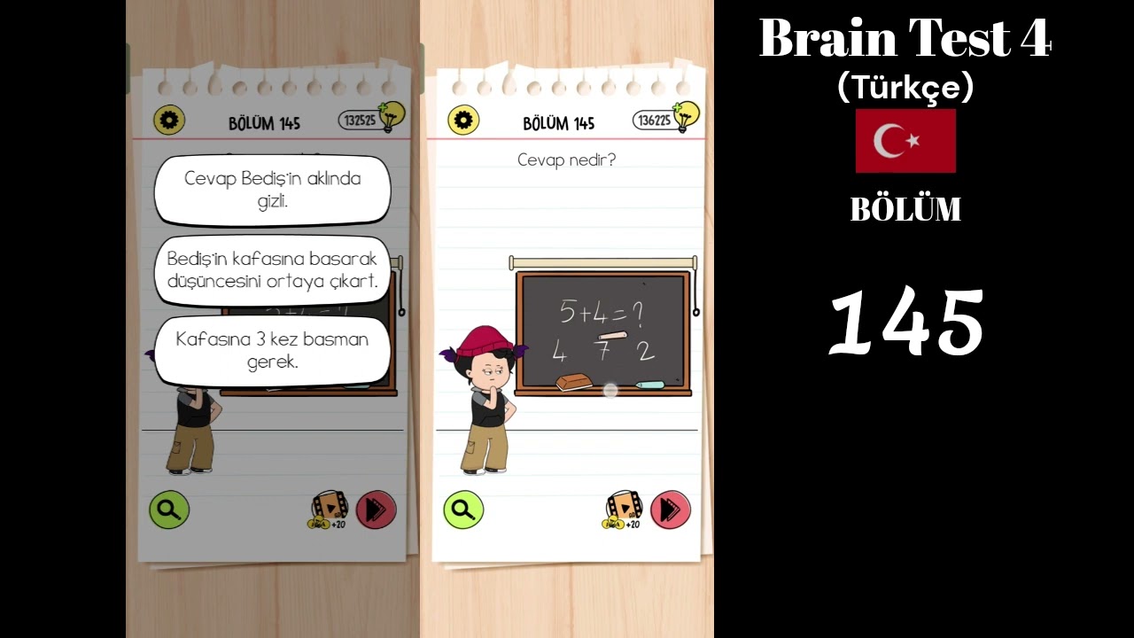 Brain Test 4 Bölüm 145 Cevap nedir? - YouTube