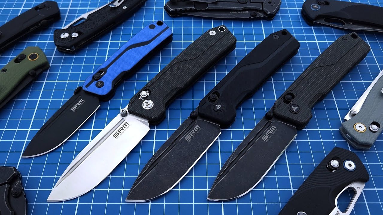 Canivetes SRM 7228L e 7228! Laminas com ótimo custo benefício e  excelente qualidade para EDC! 