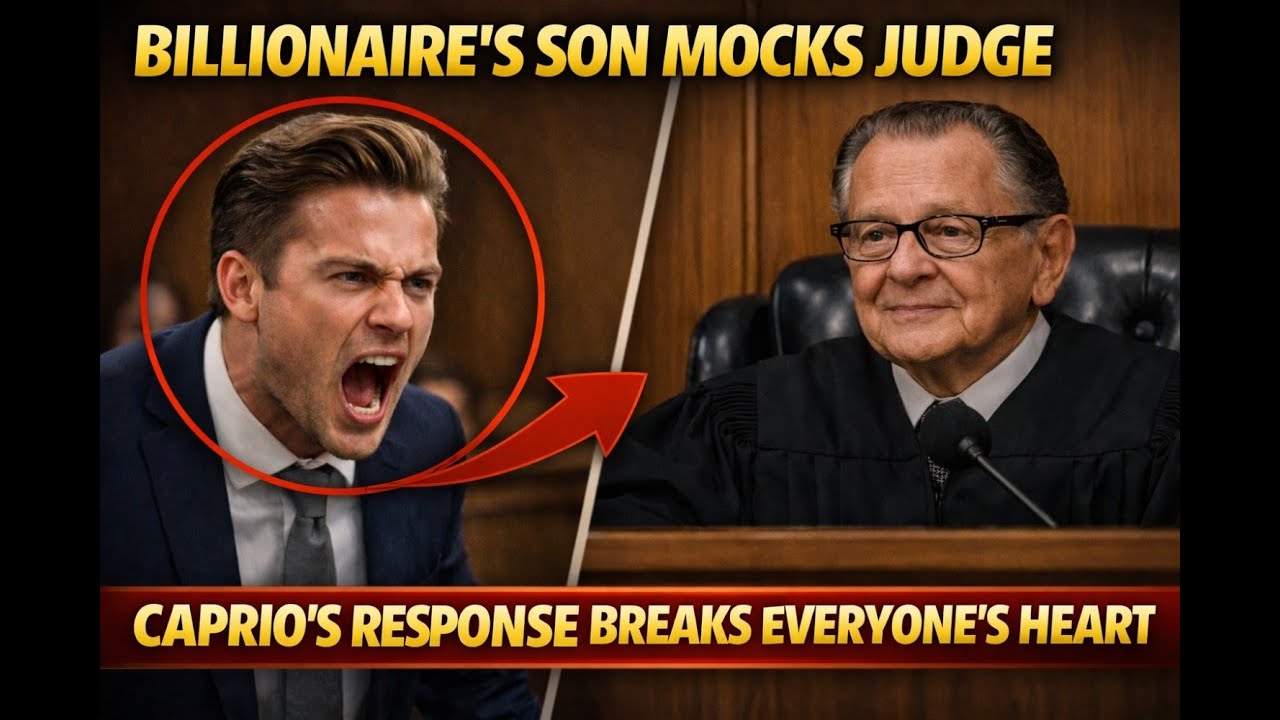 Billionaire's Son Mocks Homeless Veteran in Court — Judge Caprio's Response Breaks Everyone's Heart