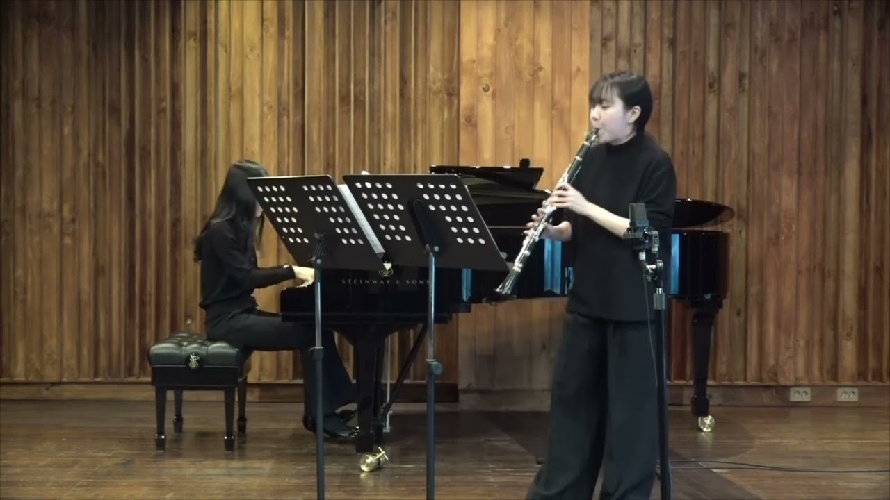 Saint-saens Clarinet Sonata, Debussy première rhapsodie for Clarinet
