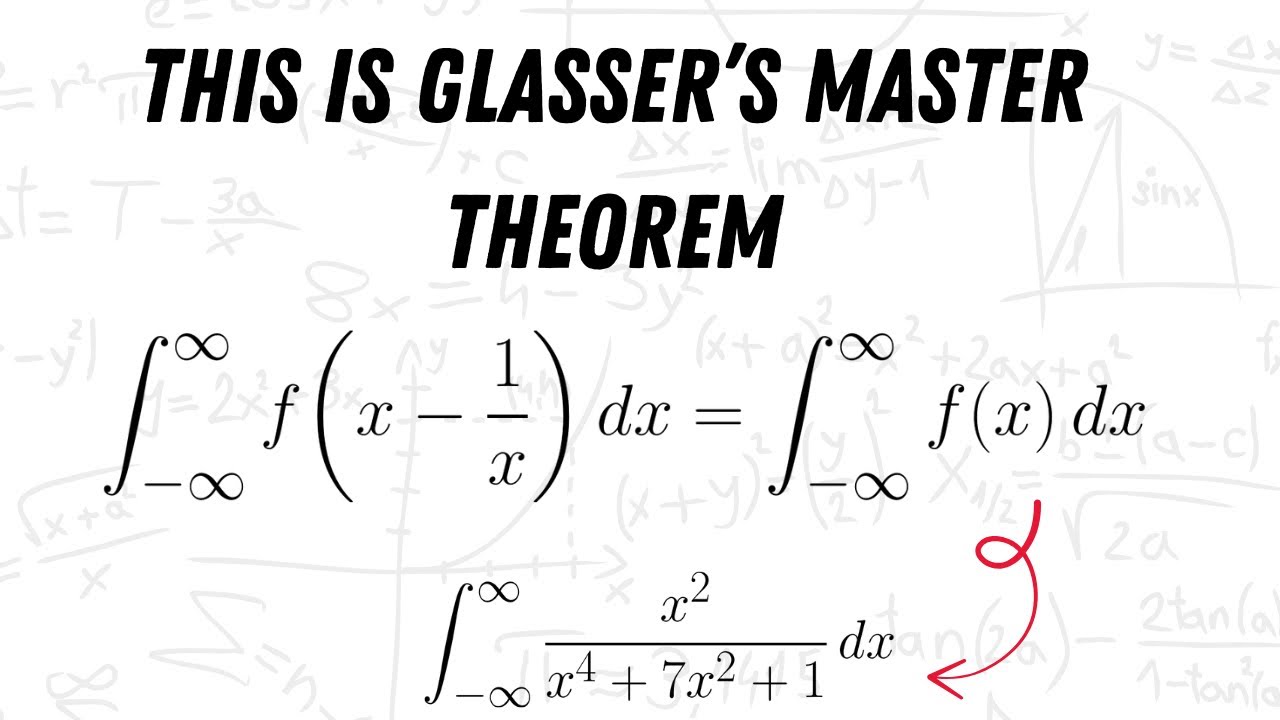 Impress your friends with this integral (Glasser’s Master Theorem ...