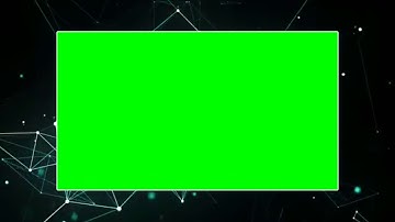 Abstract Blue Geometrical Background With Moving Lines & Dots Looping CG Animation Best Green Screen