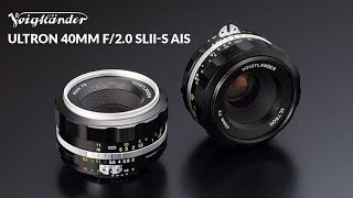 Voigtlander Ultron 40mm f2 SL II S Aspherical Lens for Nikon F - Black Rim GARANSI RESMI